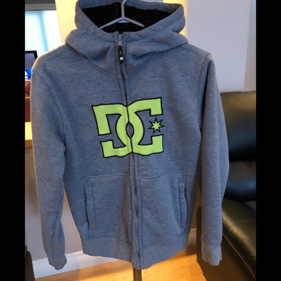 DC Fleece Lined Hoodie. Size Large-12 Youth. EUC.